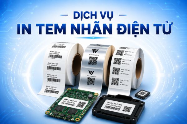 in tem nhãn điện tử