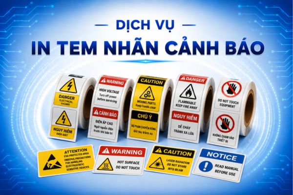 in tem nhãn cảnh báo