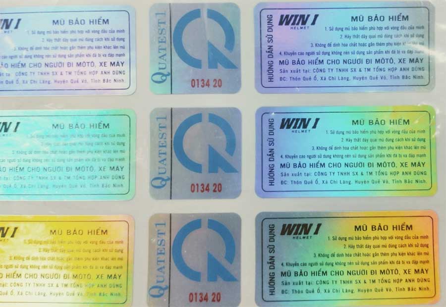 Tem nhãn chống giả: Giải pháp hiệu quả bảo vệ thương hiệu và người tiêu dùng 1 Tem nhãn chống giả Tem nhãn chống giả