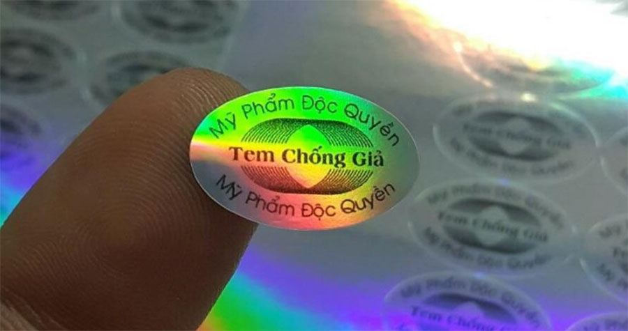Tem nhãn chống giả: Giải pháp hiệu quả bảo vệ thương hiệu và người tiêu dùng 3 Tem nhãn chống giả Tem chống giả