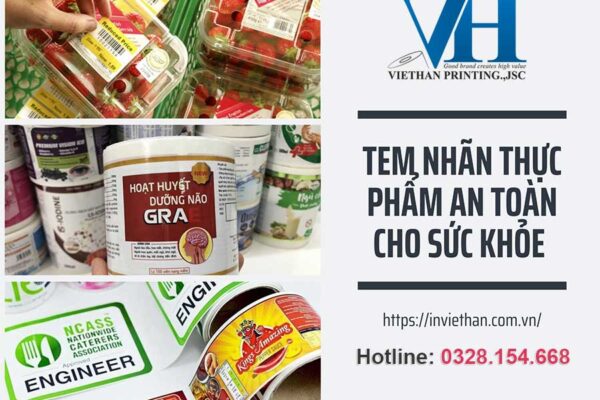 Tem nhãn thực phẩm an toàn cho sức khỏe