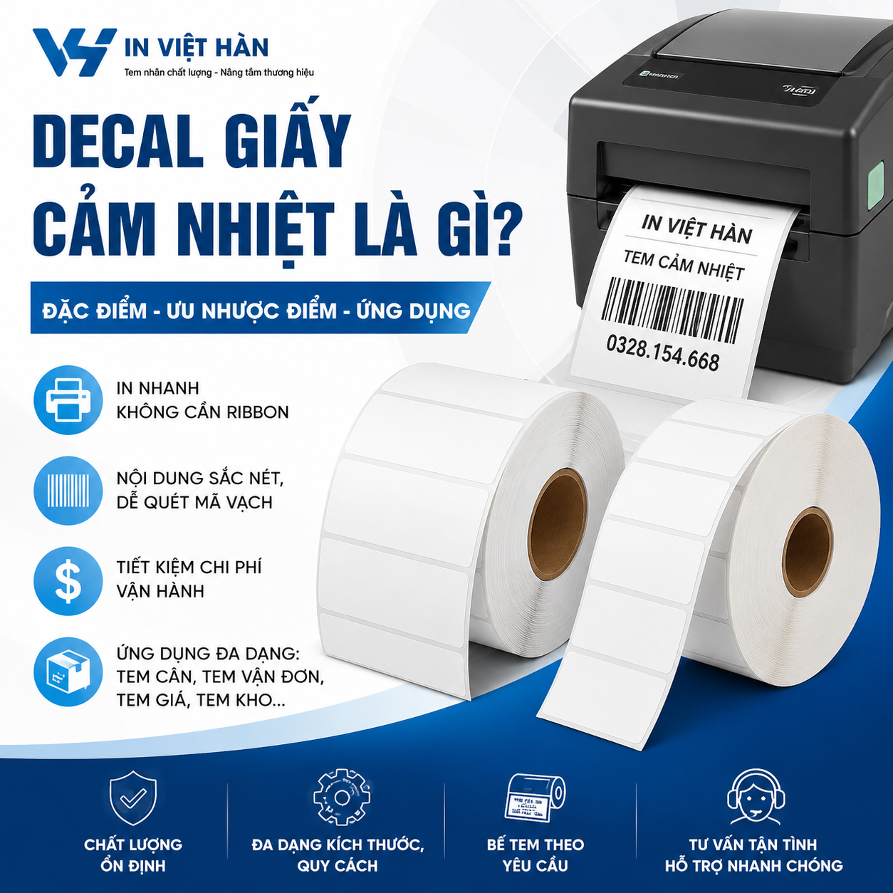 Decal Giấy Cảm Nhiệt Là Gì? 