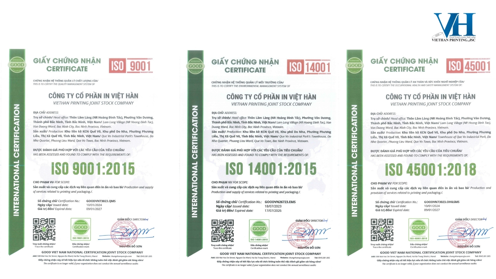 iso in việt hàn