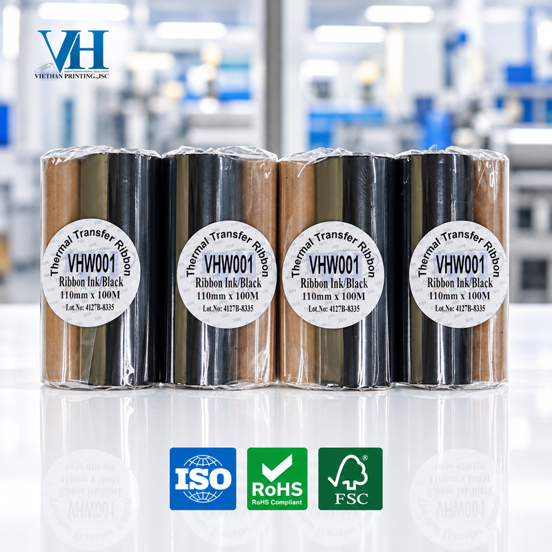 Mực In Mã Vạch Wax Premium 110x100m