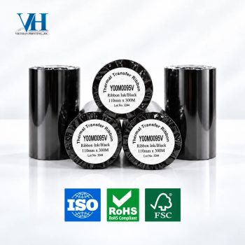 Mực in mã vạch Wax Resin 110mm x 300m